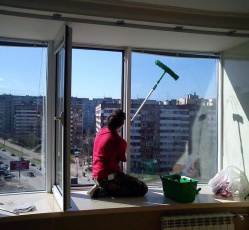 Мытье окон в однокомнатной квартире Рошаль